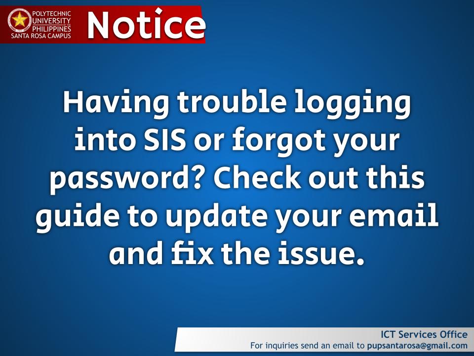 Notice | Update Email Form |&nbsp;pid#6949