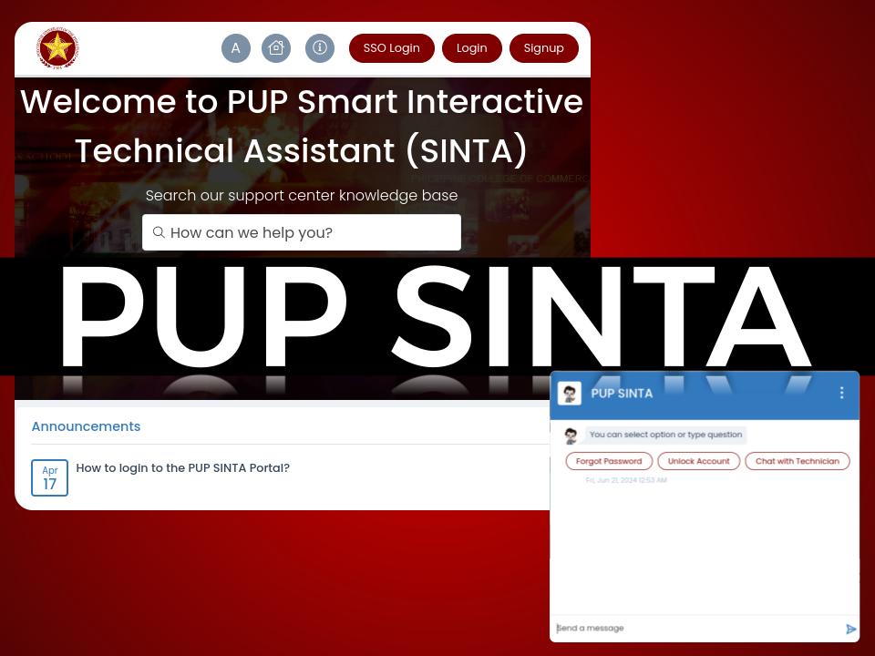 Notice | PUP SINTA |&nbsp;pid#8018