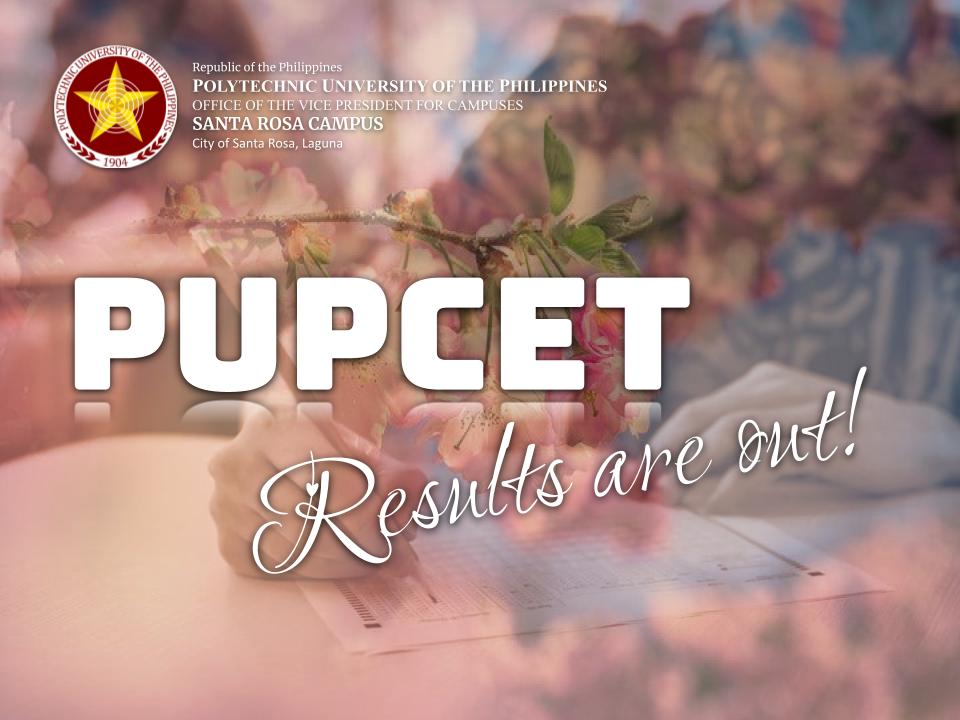 PUPCET 2024-25 | Results are out! |&nbsp;pid#7837